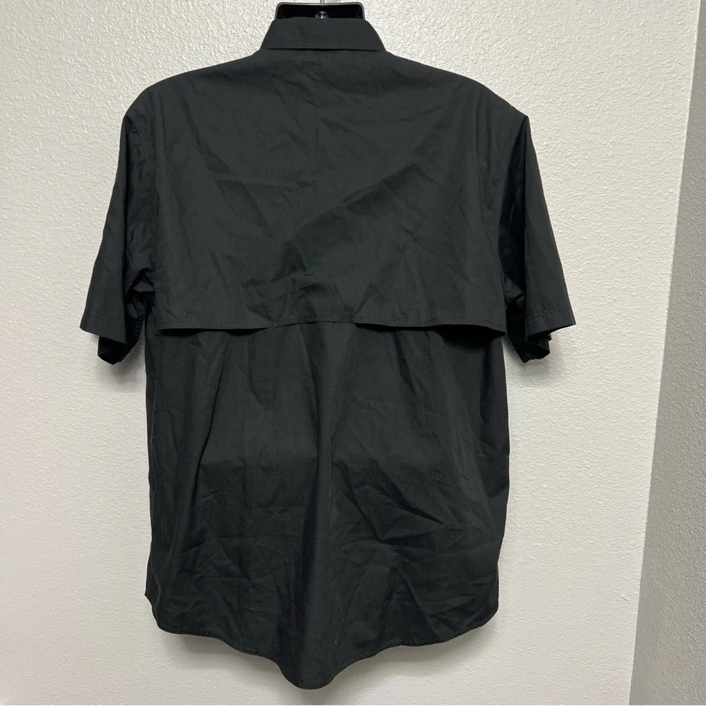 5.11 Tactical Series Shirt Men’s Large Black Short Sleeve Inside Mesh Lining - Picture 2 of 4